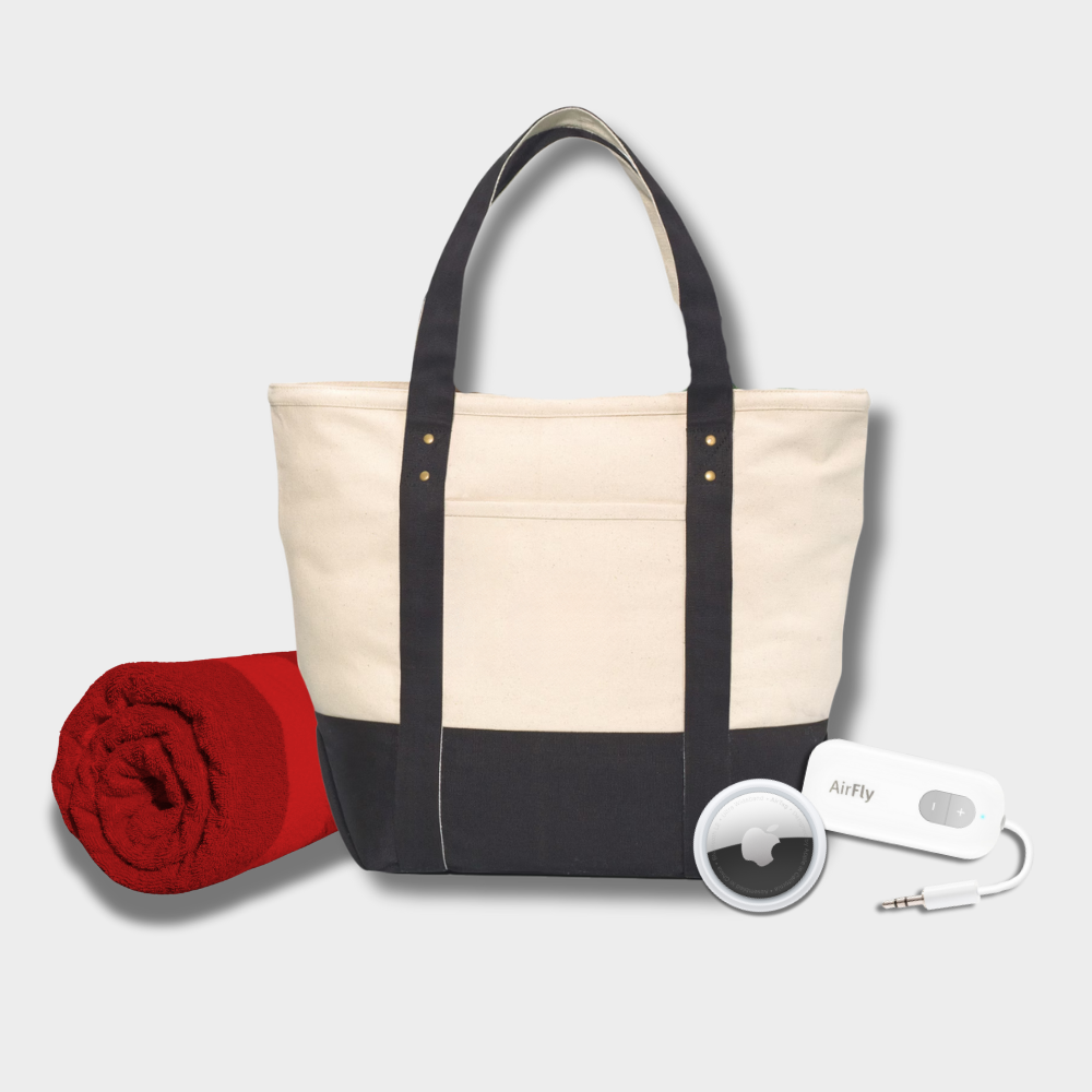 Gift Option 3 - Tote, Towel, AirTag & AirFly